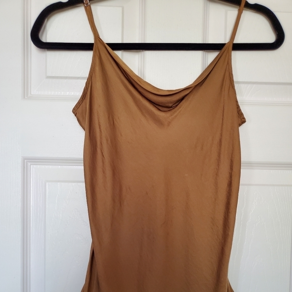 7 For All Mankind Cami Scowl Neck Top